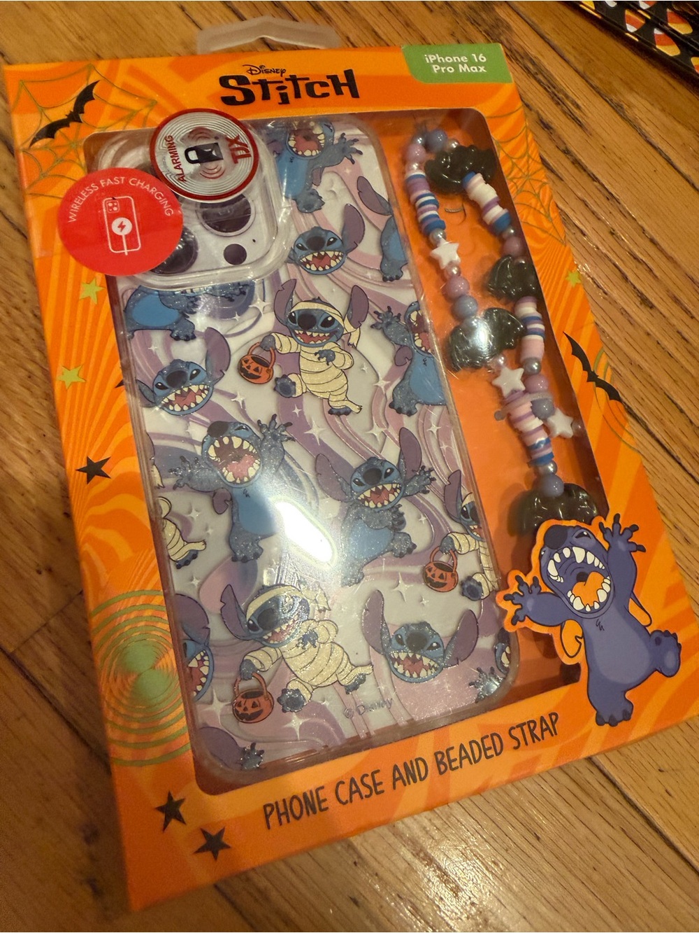 Lilo & Stitch iPhone Case with Beaded Strap - iPhone 16 Pro Max NWT!